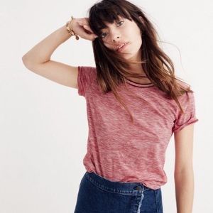Madewell Whisper Cotton Ringer Tee in Stripe * MOVING SALE